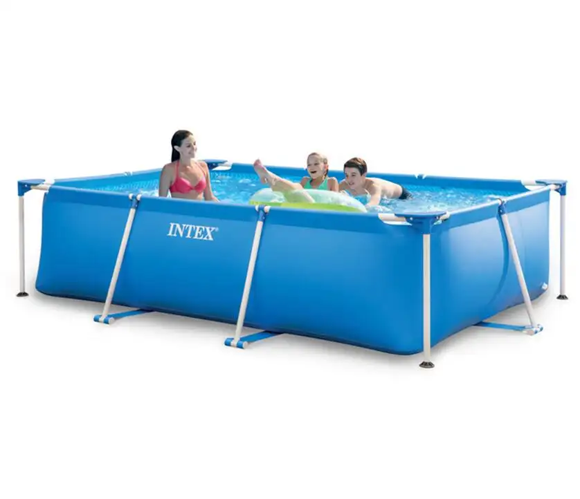INTEX 28273 4.5M X 2.2M X 0.84M Rectangular Frame Above Ground Family Use Swimming Pool