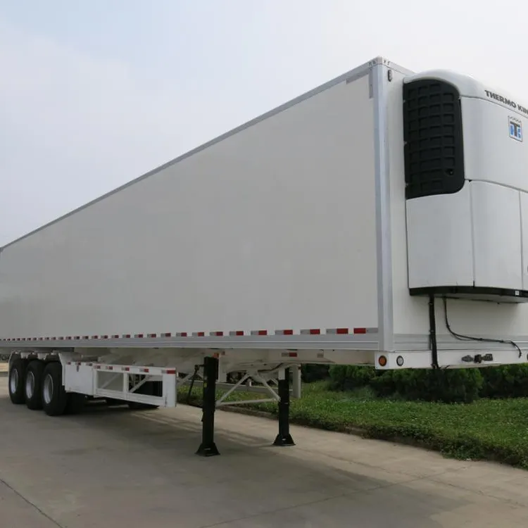 New Semi Trailer Price Refrigerator For Fruits And Vegetables Refrigerator Truck