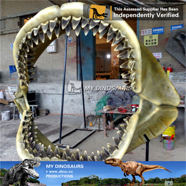 MY DINO-O07 копия музея в натуральную величину, скелет морских животных, ископаемые челюсти megalodon
