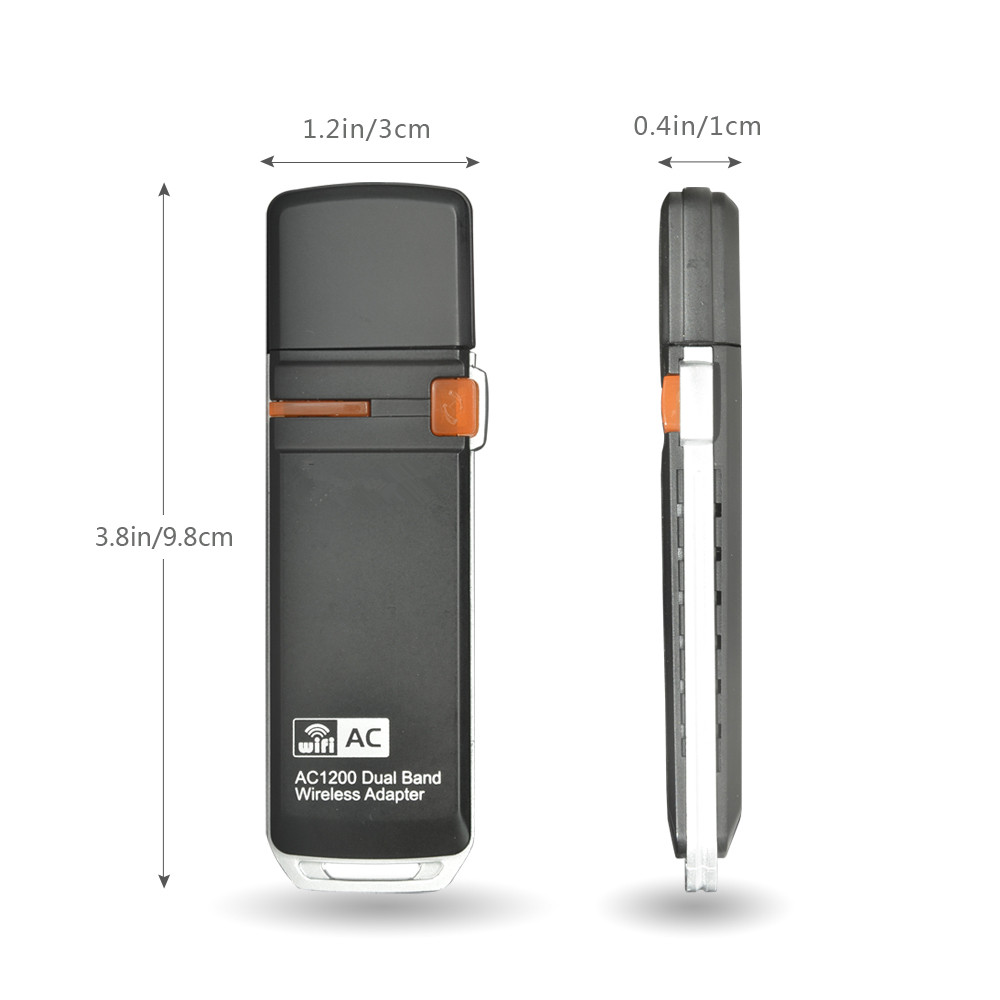 Новый AC1300 двухдиапазонный USB 3,0 высокоскоростной полностью сертифицированный Беспроводной Wi-Fi адаптер