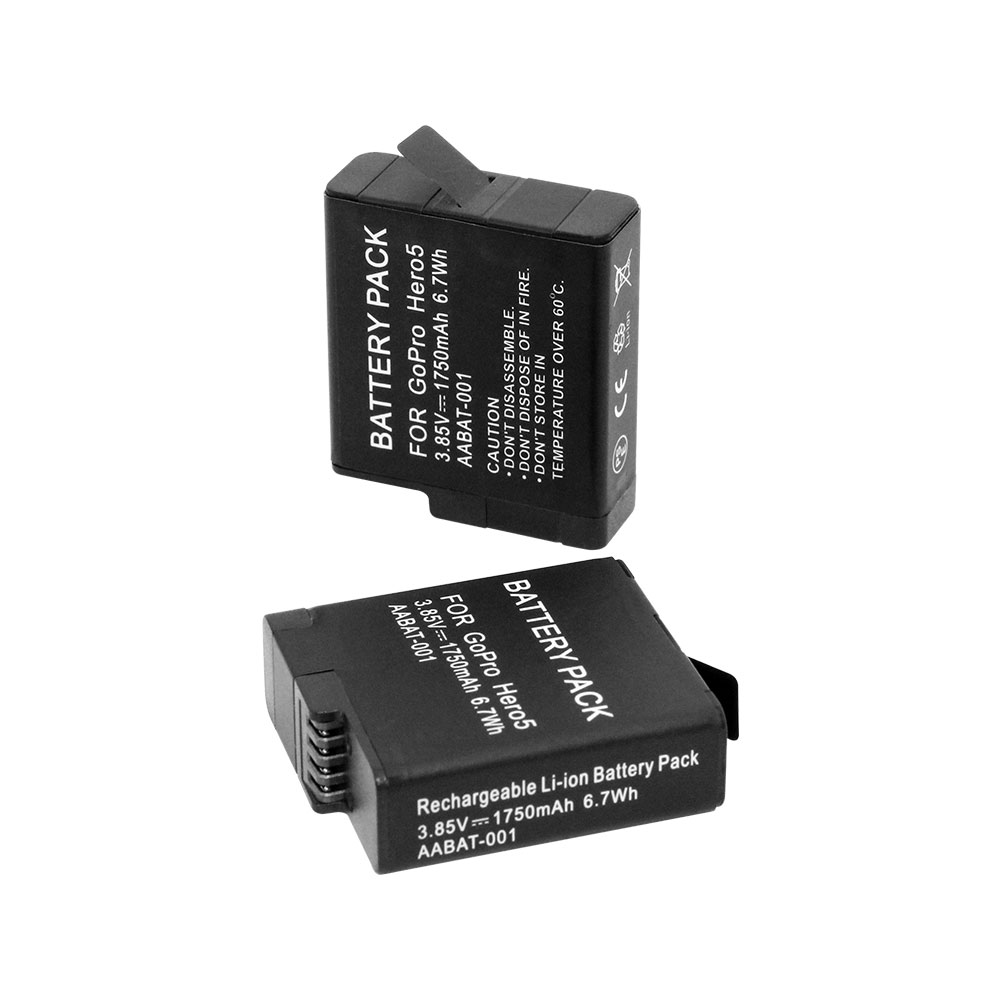 Аккумулятор для экшн-камеры Go Pro HERO5 HERO6 HERO7 black, AABAT-001, 3,85 В, AHDBT-501