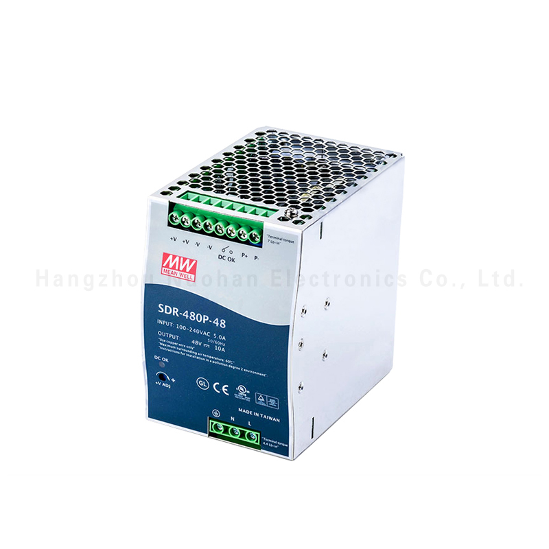 Meanwell SDR-480P-48 на din-рейку с параллельной функцией 480w 48v блок питания