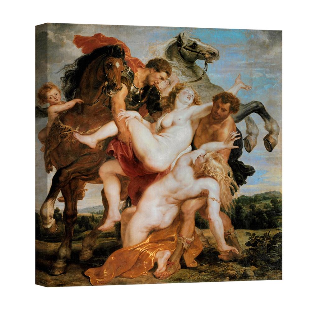 Знаменитая картина, Репродукция Rubens, изнасилование дочери лейпеппа