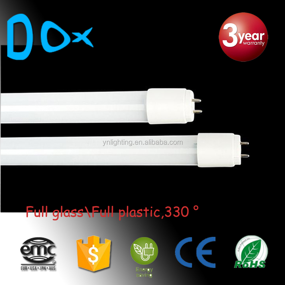 CE RoHS зарегистрированный 8 Вт Полный стекла 2ft 4 фута G13 T8 smd2835 Светодиодная трубка