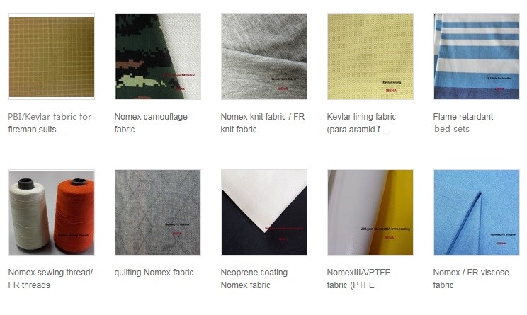 Aramid blended fabric  Nomex fabrics  Inherent flame retardant fabrics for EN469 suits NFPA2112 coveralls