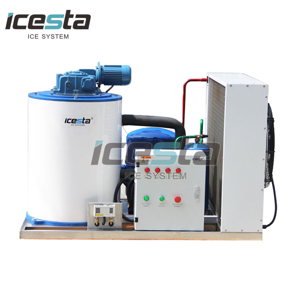 ICESTA 1 тонна морской воды хлопья льда maker/льда maker МАШИНА