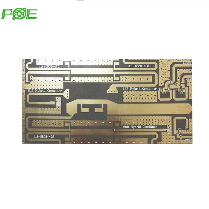 Однослойный pcb програмная панель 0,51 мм толщина taconic RF-35 pcb 1 слоя pcb