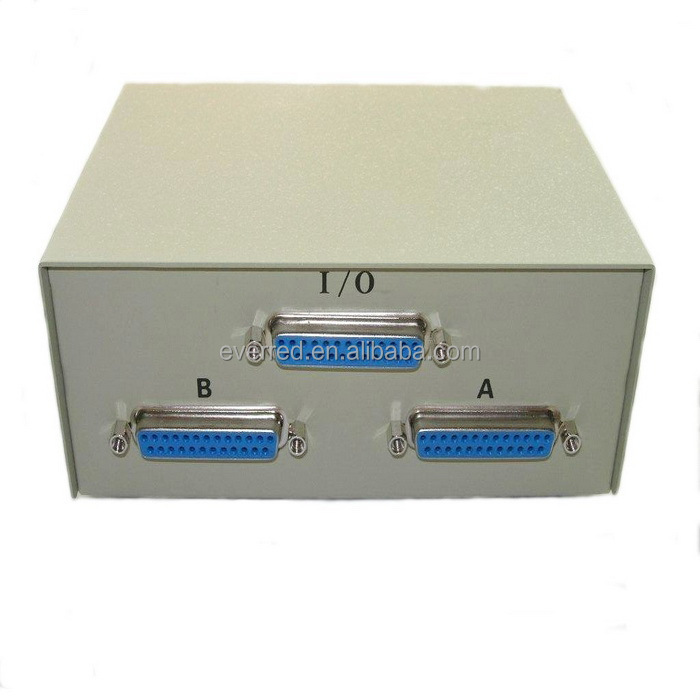 DB25P 2 порт данных переключатель (6039)