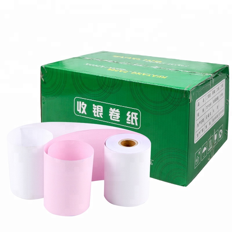2 слоя Carbonless Rolls регистрация бумаги