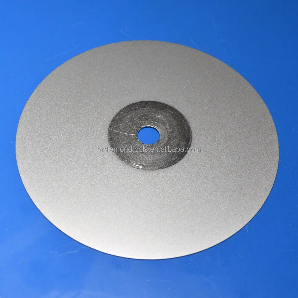 Diamond lapping disc with magnetic back