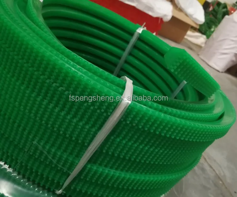 food grade tpu polyurethane conveyor V belt with super grip