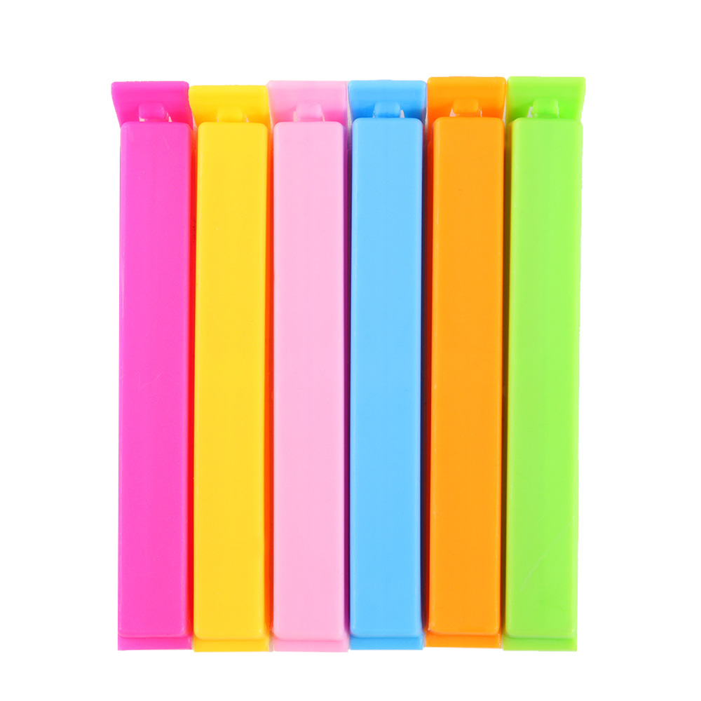 Colorful Plastic Sealing Clips for Food and Snack Bag Sealer Clamp Kitchen Gadget