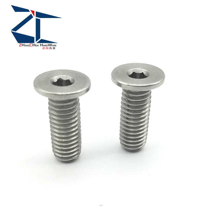 stainless or steel Hex Socket Extra Low Head Cap Screws CBSTS