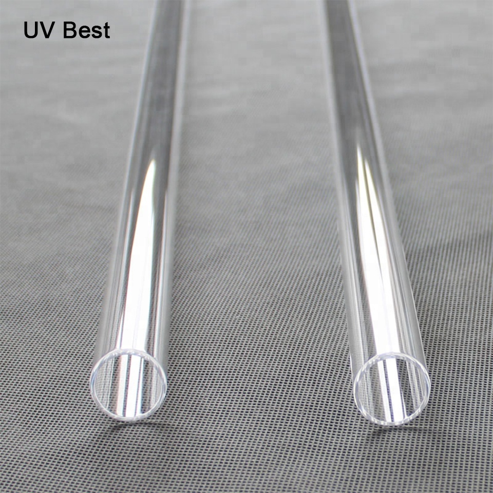 Low price 25mm clear glass tubes for UV lamp