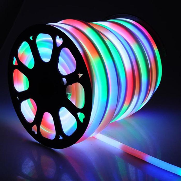 Светодиодный неоновый производитель zhongshan водонепроницаемый ip65 rgb 5050 гибкий светодиодный неоновый светильник