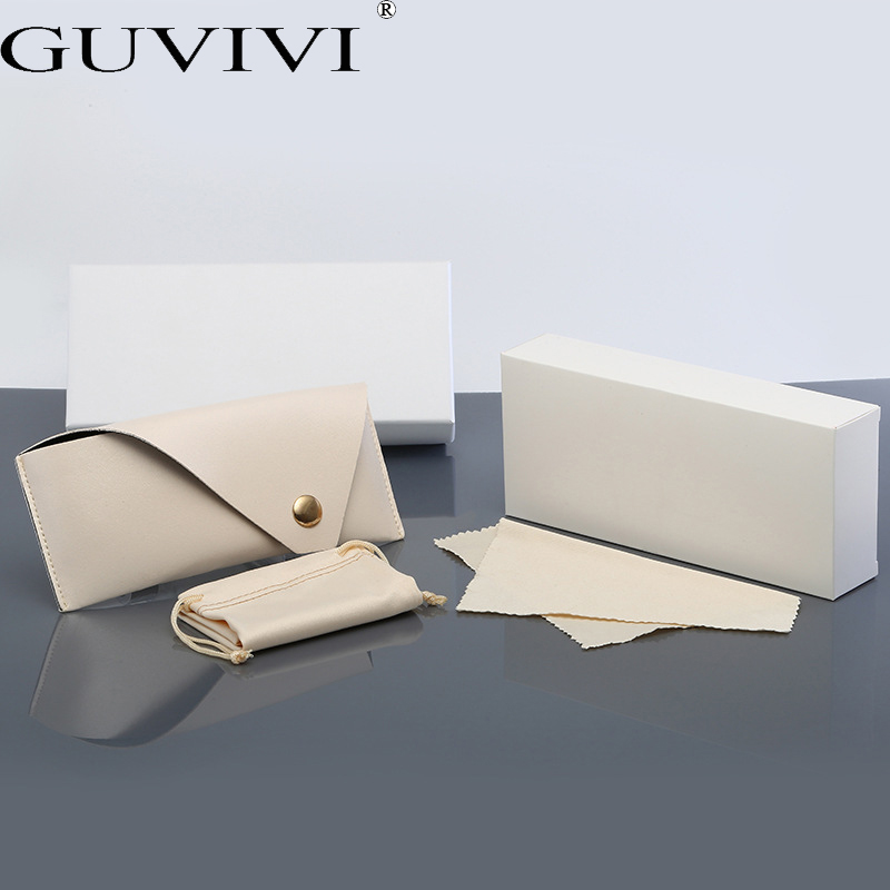 GUVIVI футляр для очков Солнцезащитные очки на заказ логотип Чехол кожаный футляр для солнцезащитных очков
