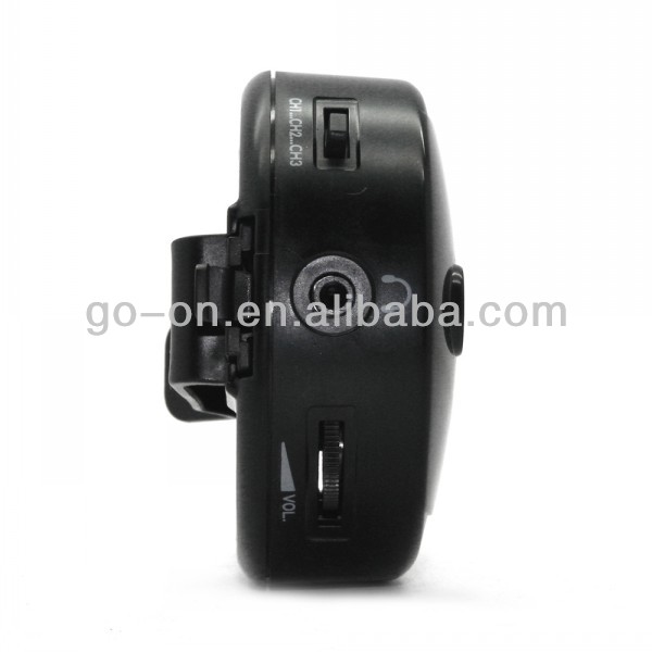 High quality silent disco receiver with 3.5mm jack for headphone and earphone