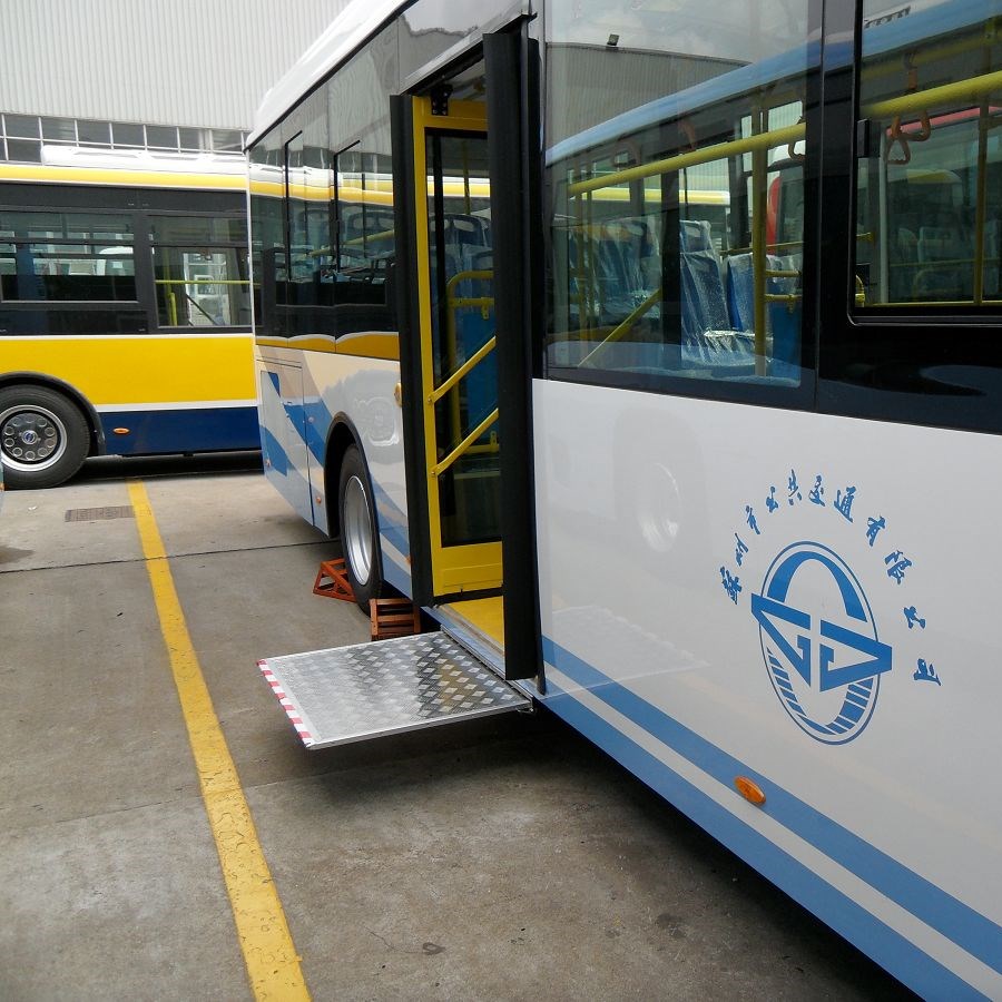 350 кг EWR-L1 Электрический складной сплав алюминиевый автобус пандусы для инвалидных колясок для инвалидов и пожилых с сертификатом CE