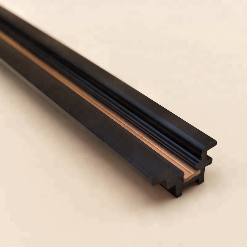 Вставки меди трек материал PVC освещения DIY с пакетом железнодорожные рельсы