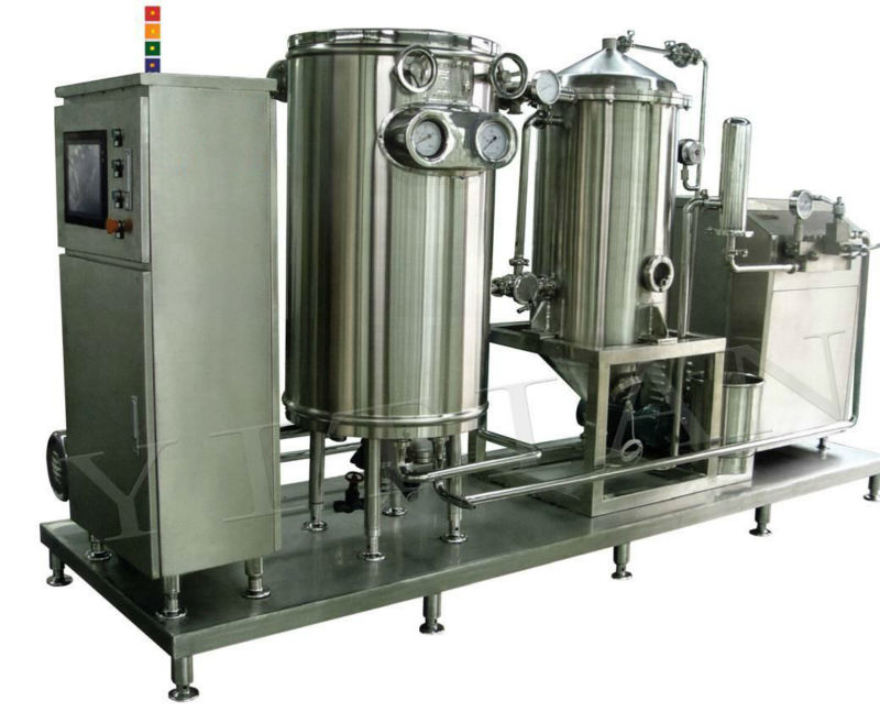 High quality 1000L/H coil type milk uht pasteurizer and homogenizer