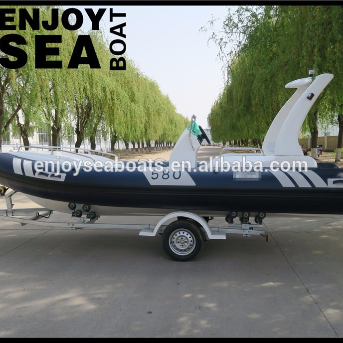 CE сертификация и морской класс Роскошные стекловолокна надувная лодка/яхта сделано вручную