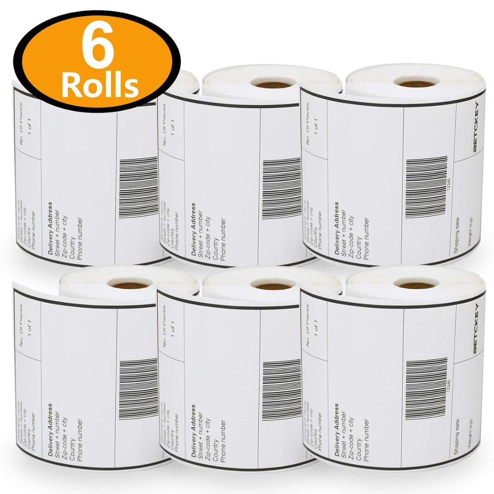 Термоэтикетки Eltron, 6 рулонов, 250/рулон, 4x6 дюймов