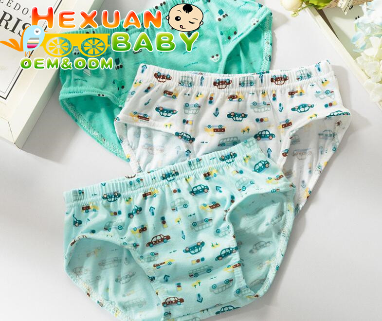Custom Eco-friendly Cotton Breathable Boy Baby Underwear