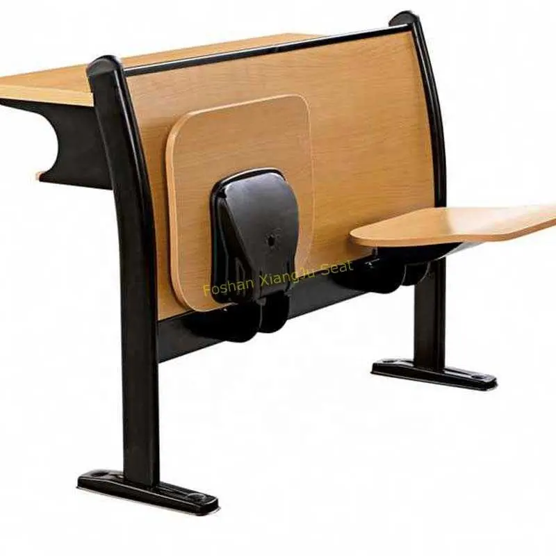 XJ-K08 Горячая продавая деревянная лекционного зала стол и 5-в-1 Roll Up стул
