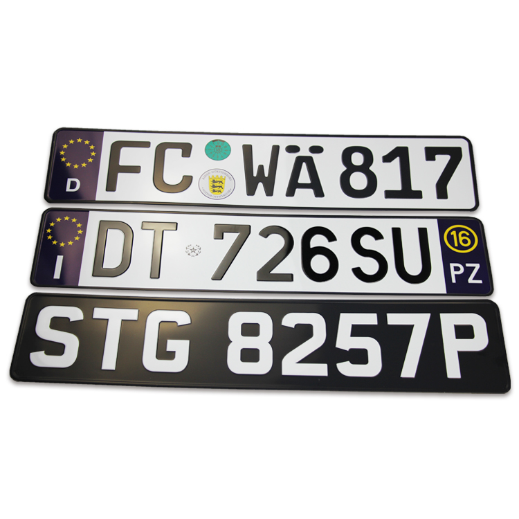 China Supplier Custom Wholesale Embossing Vehicles Accessories Sublimation Blank Sublimated Aluminum Car Japan License Plate Jdm