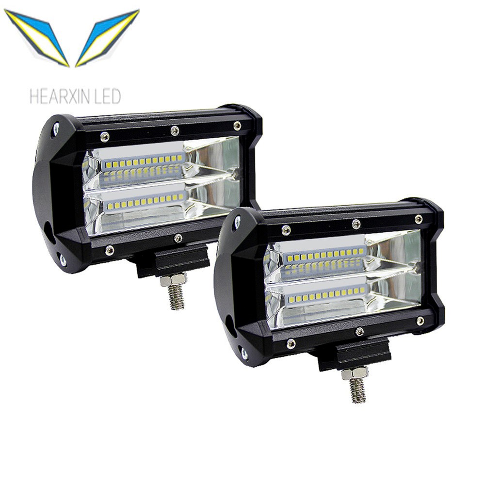 10-30V 5inch 72W square shape led lamp for car, led work lights for jeep offroad light