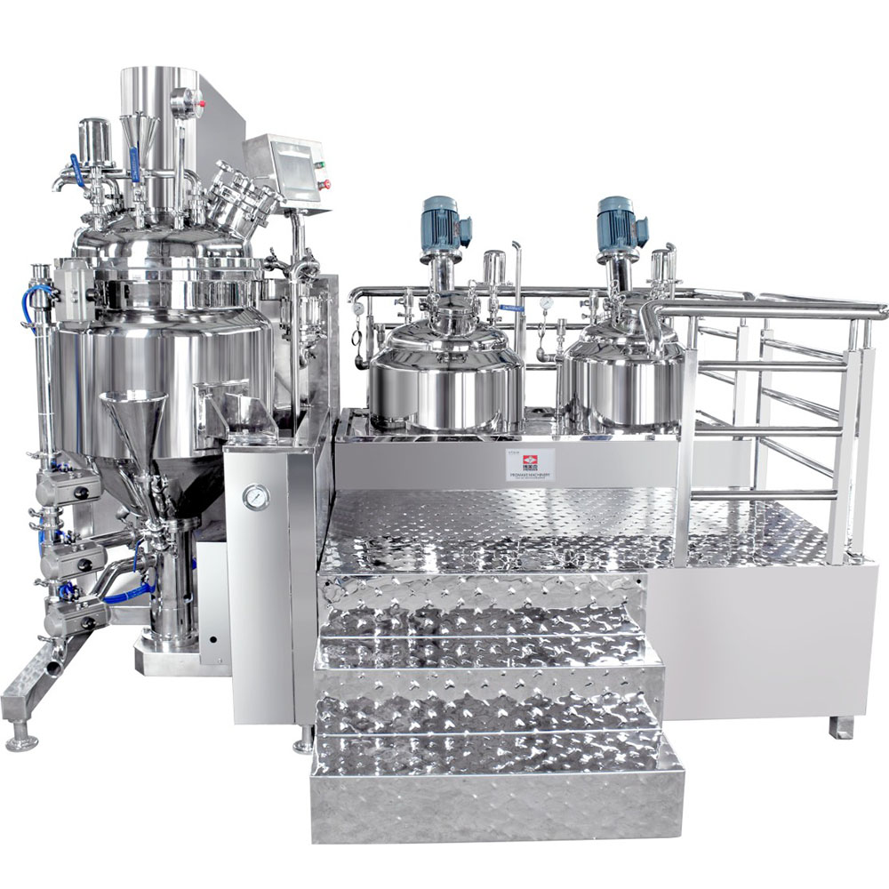 internal and external circulation vacuum emulsifying machine