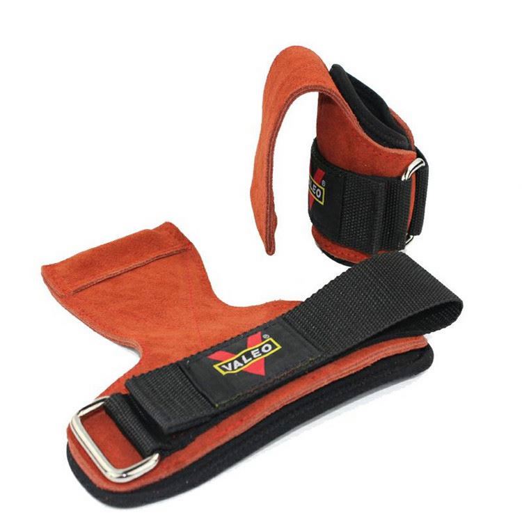 Hot selling pad support training gloves gloves leather hand grips