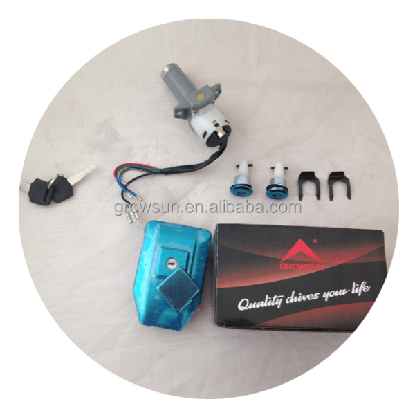 FUEL TANK COVER & LOCK SET FORWY125