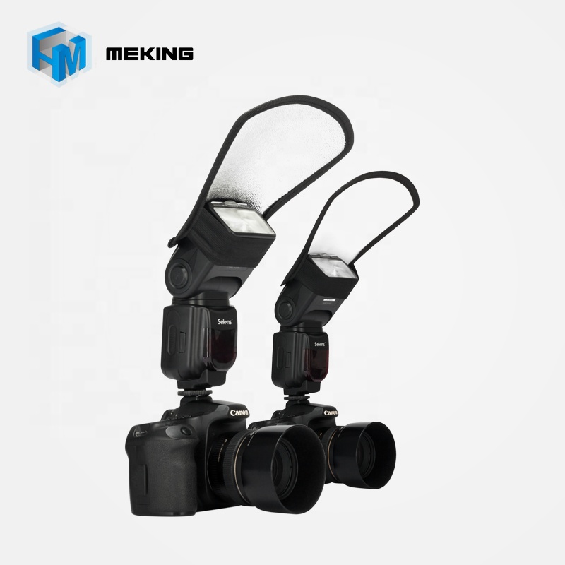 Meking Серебристый Белый Универсальный Вспышка speedlite отражатель отказов карта рассеиватель для вспышки