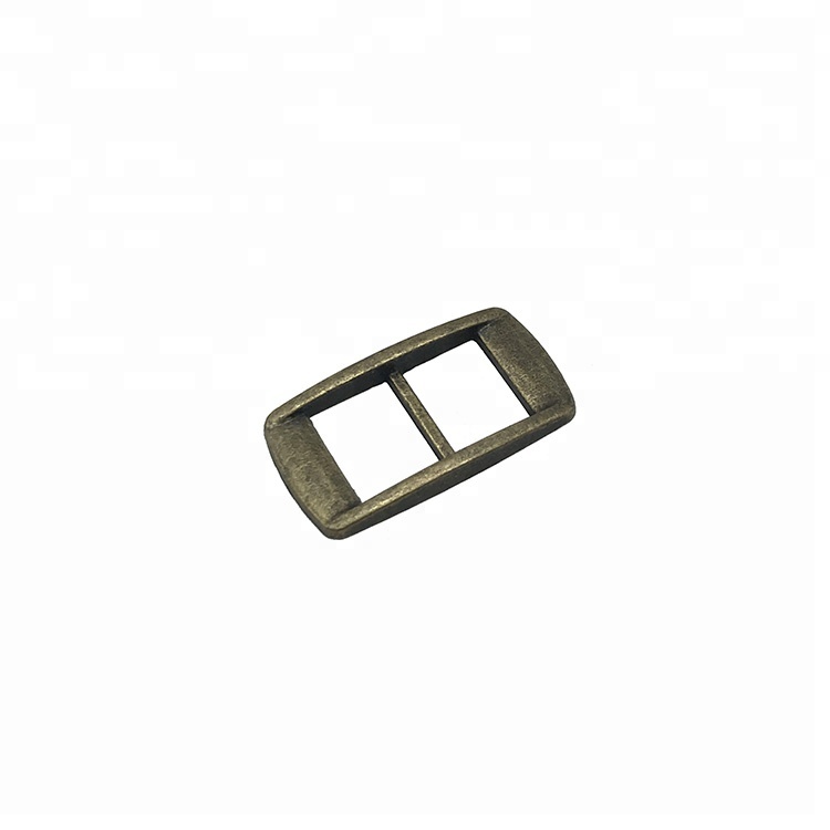 Simple Ladder Metal Bronze Adjustable Metal Shoe Buckle For Wholesale