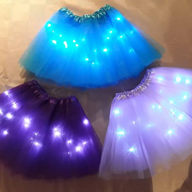 Wholesale Baby Girls Dress LED Ballet Performance Dance Tutu