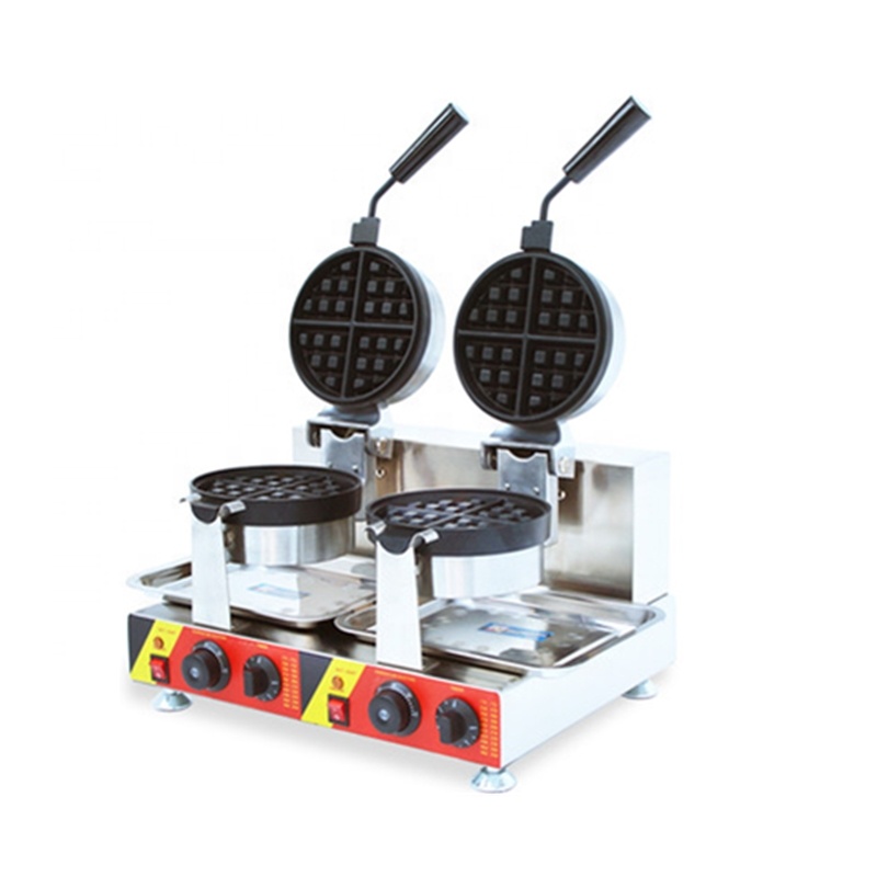 Waffle Biscuit Cookie Cracker Maker/Double-headed waffle oven commercial electric waffle machine muffin snack equipment