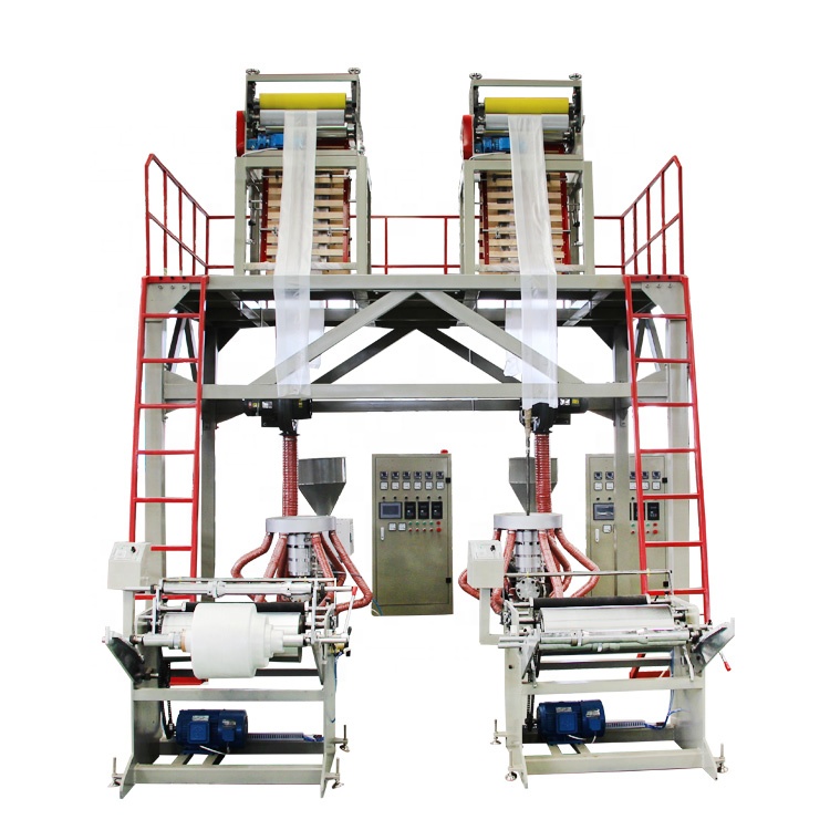 Машина для выдувания полиэтиленовой пленки hdpe ldpe с двойной головкой