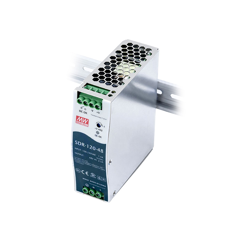 Meanwell SDR-120-48 48v 2.5a 120w блок питания на din-рейку