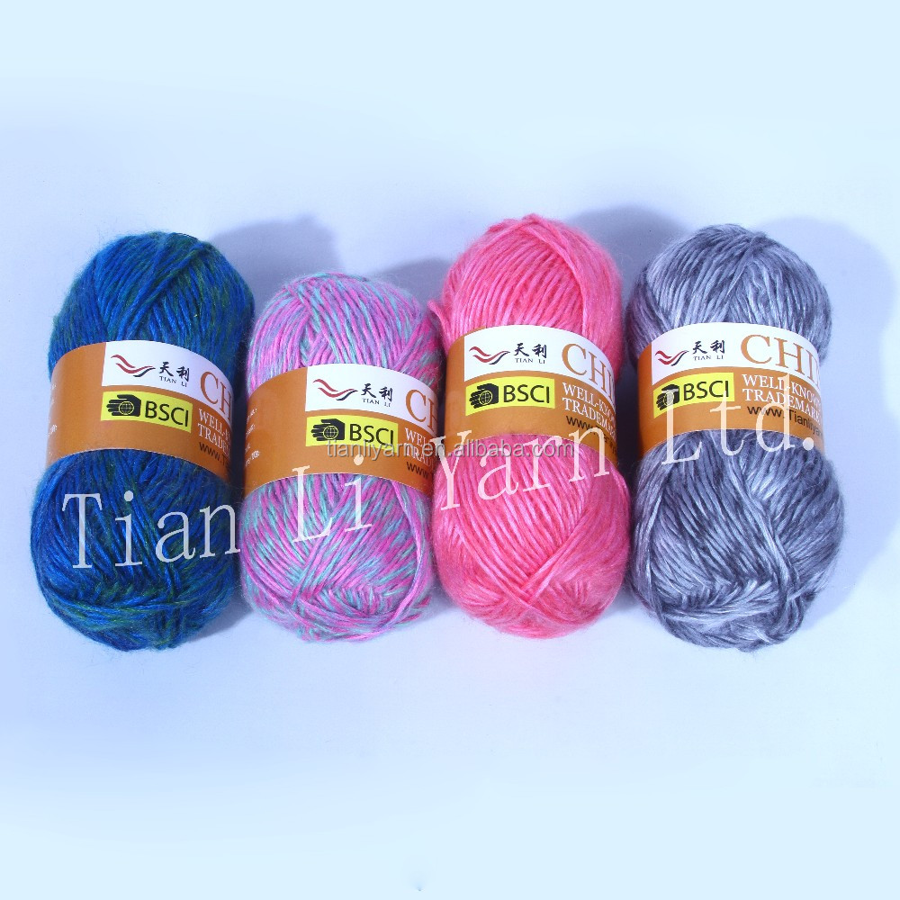 The chain blended hand knitting merino wool yarn wholesales TL-39