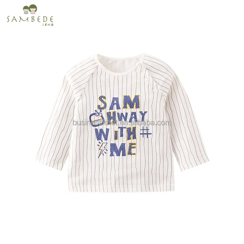 SAMBEDE High Quality Boy Fashion T-Shirt Baby Knit Long Sleeved Sweater Outfit Coat SM8C30952