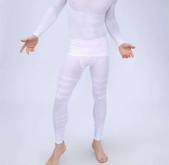 2018 Новое поступление мужские брюки сжатия, Mens Body Shaper Высокая талия бедра до длинные штаны NY021