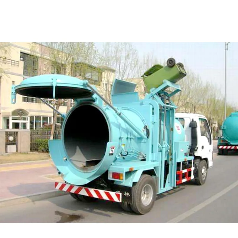 SMALL 6WHEELS restaurant leftovers collector cooking waste garbage truck for sale