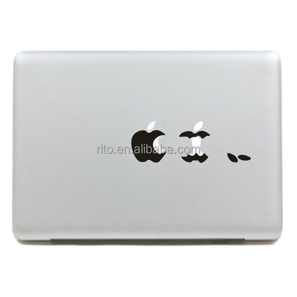 Смешные Милые наклейки Mac кожи для MacBook Pro Air 13 15 17 черный