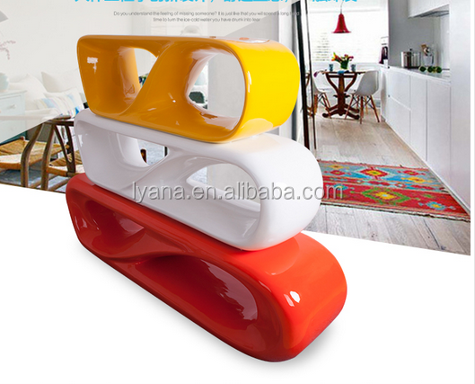 FRP outdoor bench , fiberglass Chair, shopping mall decoration outdoor bench