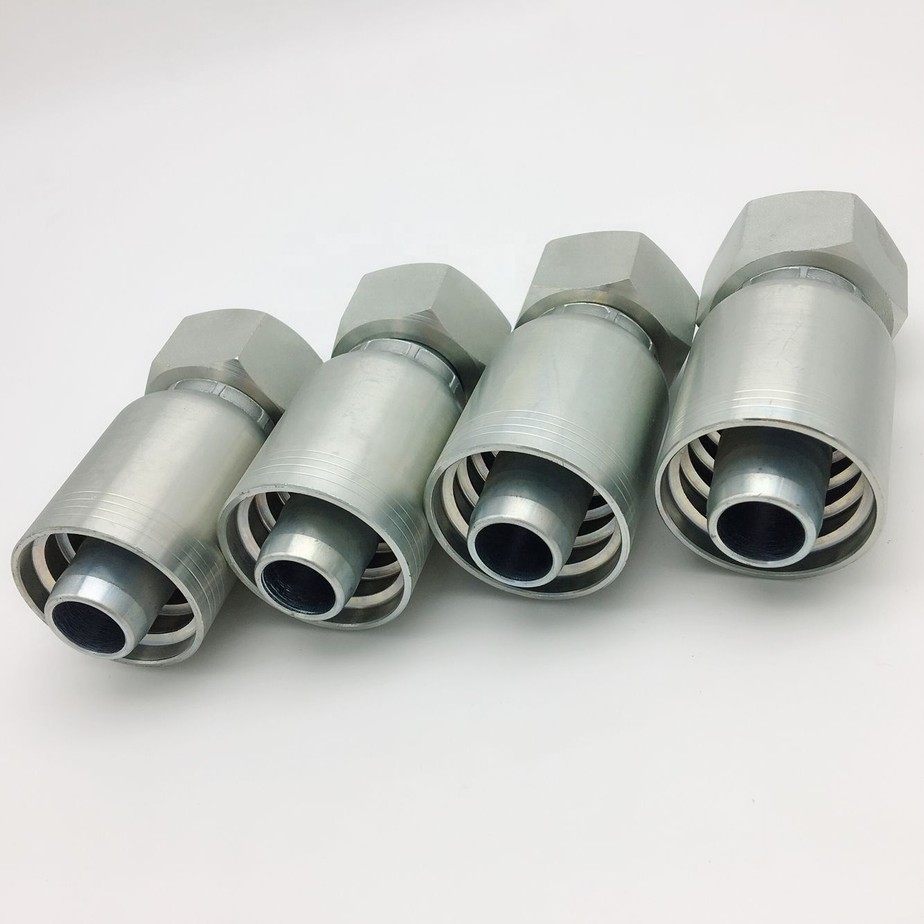 Supplier Supply Carbon Steel Crimping Hose TTC Flareless Hydraulic Fitting Pressure washer hose connector crimp fittings