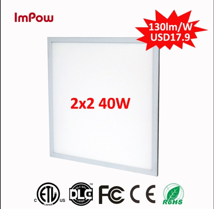 DLC 4,2 ETL UL сертифицированный 130lm/W 2*2 40W светодиодный панельный светильник