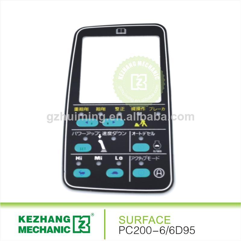 Pc200-6 6d95 поверхности экскаватор сенсорный жк-экран