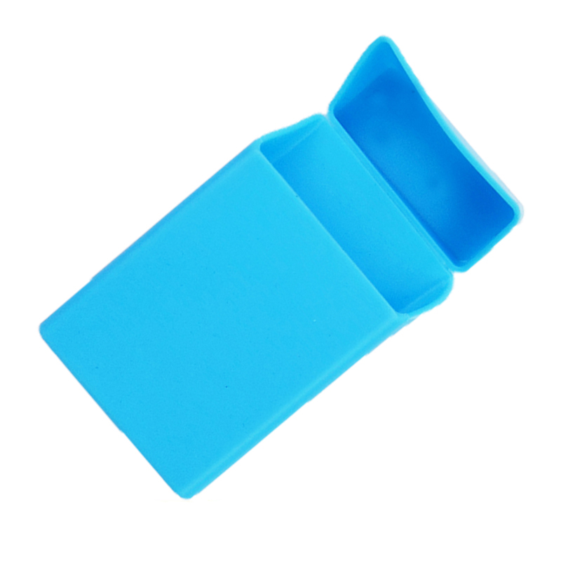 2019 Promotional gift wholesale mini silicone cigarette pack cover cute logo custom women / lady / cigarette box