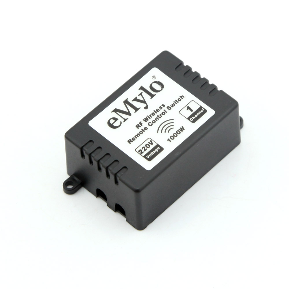 EMylo Smart RF реле беспроводной пульт дистанционного управления Переключатель переменного тока 220V 1000W 1 канал 433 МГц